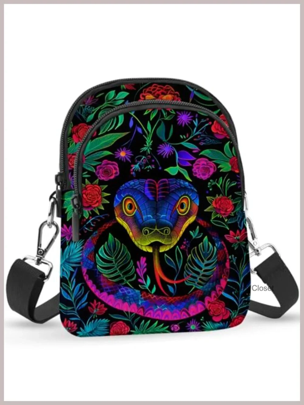 Waterproof Small Crossbody Bag for Women Adjustable Strap with Card Slots